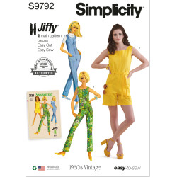 Vintage´1960 Jumpsuit Simplicity snitmønster N9792