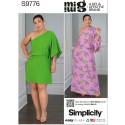 Kaftan Simplicity snitmønster 9776 easy