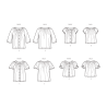Bluse Simplicity snitmønster 9782 også plusmode