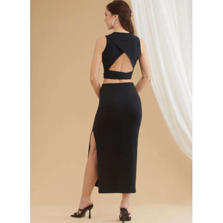 Nederdel slank model Simplicity snitmønster 9788 A easy