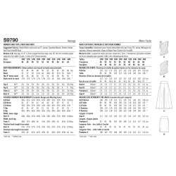 Bluse bukser og nederdel  Simplicity snitmønster 9790 plusmode