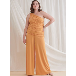 Bluse bukser og nederdel  Simplicity snitmønster 9790 plusmode