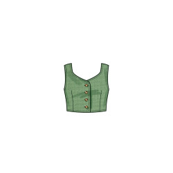 Bluse bukser og nederdel Simplicity snitmønster 9791