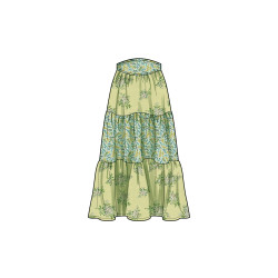 Bluse bukser og nederdel Simplicity snitmønster 9791