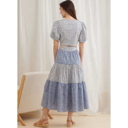 Bluse bukser og nederdel Simplicity snitmønster 9791