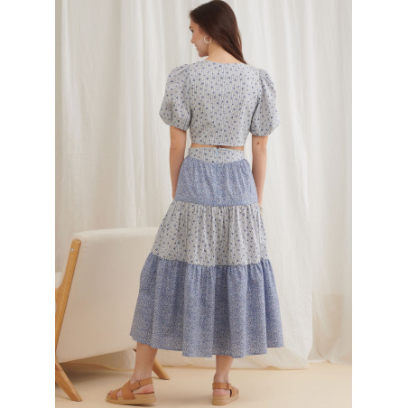 Bluse bukser og nederdel Simplicity snitmønster 9791