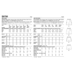 Herre/dame shorts Simplicity snitmønster 9795 A