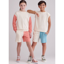 Drenge/pige tøj shorts og bluser Simplicity snitmønster 9801 A