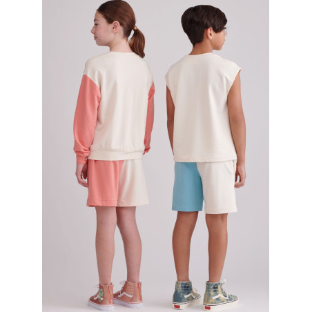 Drenge/pige tøj shorts og bluser Simplicity snitmønster 9801 A