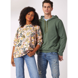 Hættetrøje Herre/dame  New Look snitmønster  6759