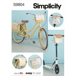 Cykeltaske Simplicity snitmønster 9804 Os
