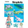 Tøjdyr Simplicity snitmønster 9806 Os