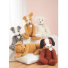 Plys dyr hunde Simplicity snitmønster 9807 Os