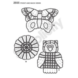 Børnetæppe. A-B-C. Simplicity snitmønster.