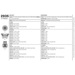 Børnetæppe. A-B-C. Simplicity snitmønster.