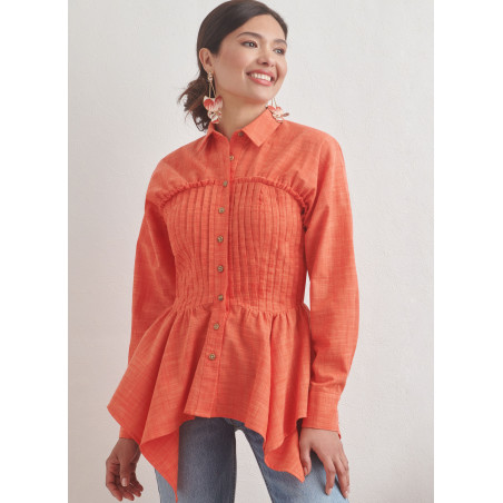 Skjorte m/skørt Simplicity snitmønster 9821