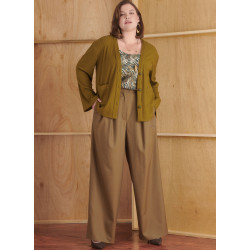 Kort jakke top og bukser  plusmode  Simplicity snitmønster 9827