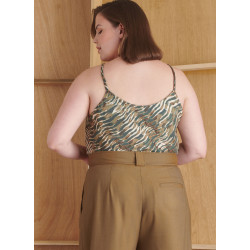 Kort jakke top og bukser  plusmode  Simplicity snitmønster 9827