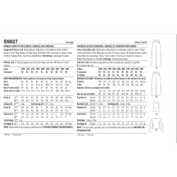 Kort jakke top og bukser  plusmode  Simplicity snitmønster 9827