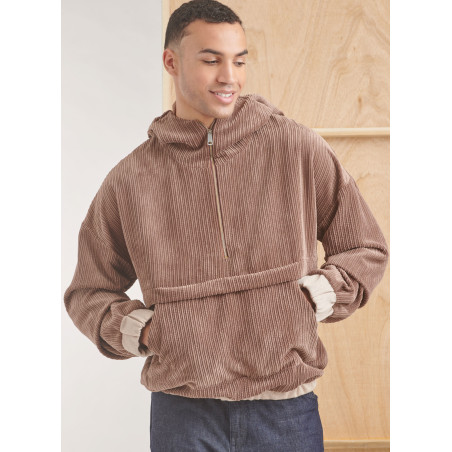 Anorak herre Simplicity snitmønster 9829 A