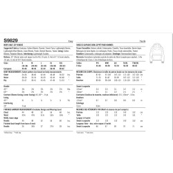 Anorak herre Simplicity snitmønster 9829 A