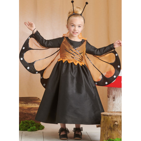 Sommerfugle kostume til børn Simplicity snitmønster 9836
