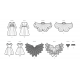 Sommerfugle kostume til børn Simplicity snitmønster 9836