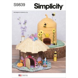 Små syede huse Simplicity snitmønster 9839 OS
