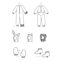 Kostume voksen/børn Simplicity snitmønster 9840