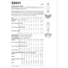 Påfugl og djævel kostume børn Simplicity snitmønster 9841