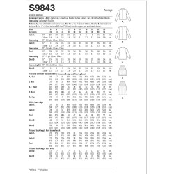 Skole uniform voksen kostume Simplicity snitmønster 9843