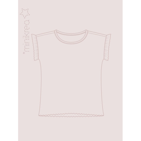 Easy T-shirt Minikrea snitmønster 122