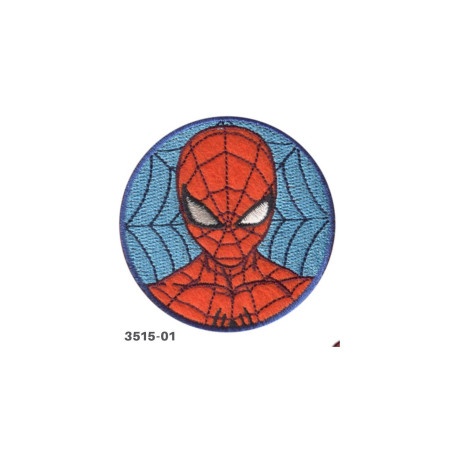 Spiderman broderet strygemærke 