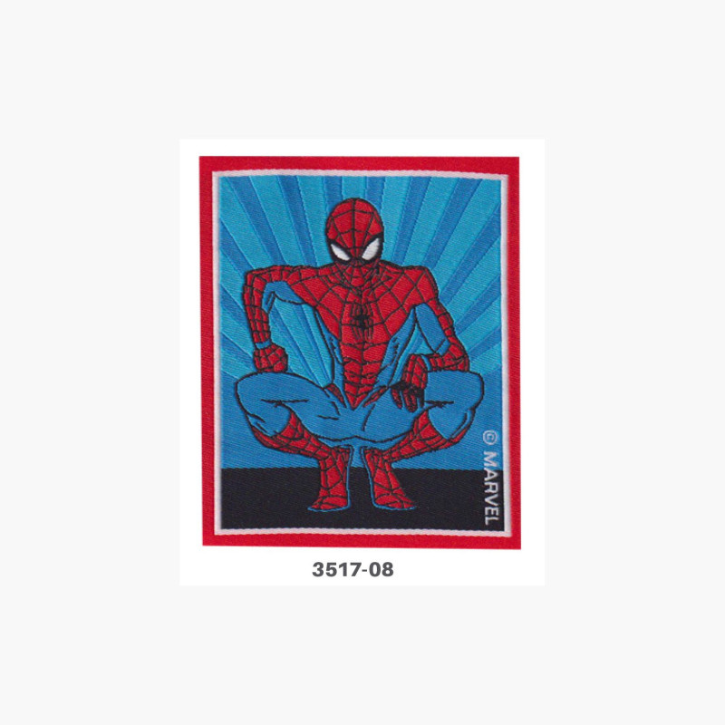 Spiderman vævet strygemærke