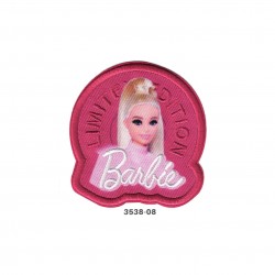 Barbie Girl broderet strygemærke 3538-08