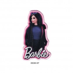 Barbie broderet strygemærke 3538-07