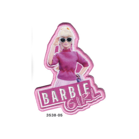 Barbie  Girl broderet strygemærke 3538-05