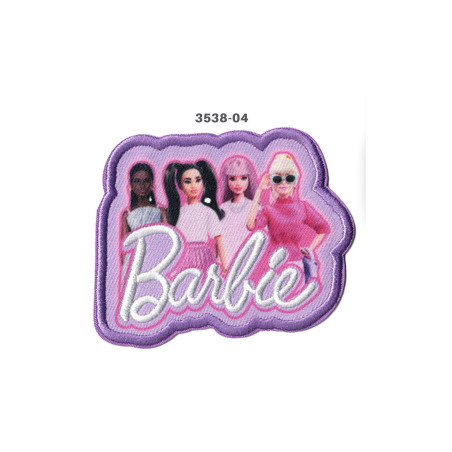 Barbie  broderet strygemærke 3538-04