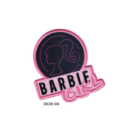 Barbie  Girl broderet strygemærke 3538-06