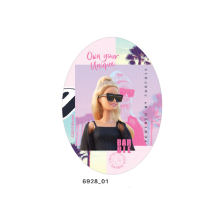 Barbie girl printet strygelap 6928-01