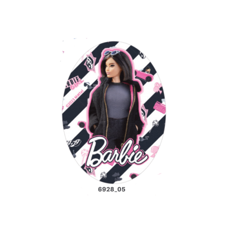Barbie girl printet strygelap 6928-05
