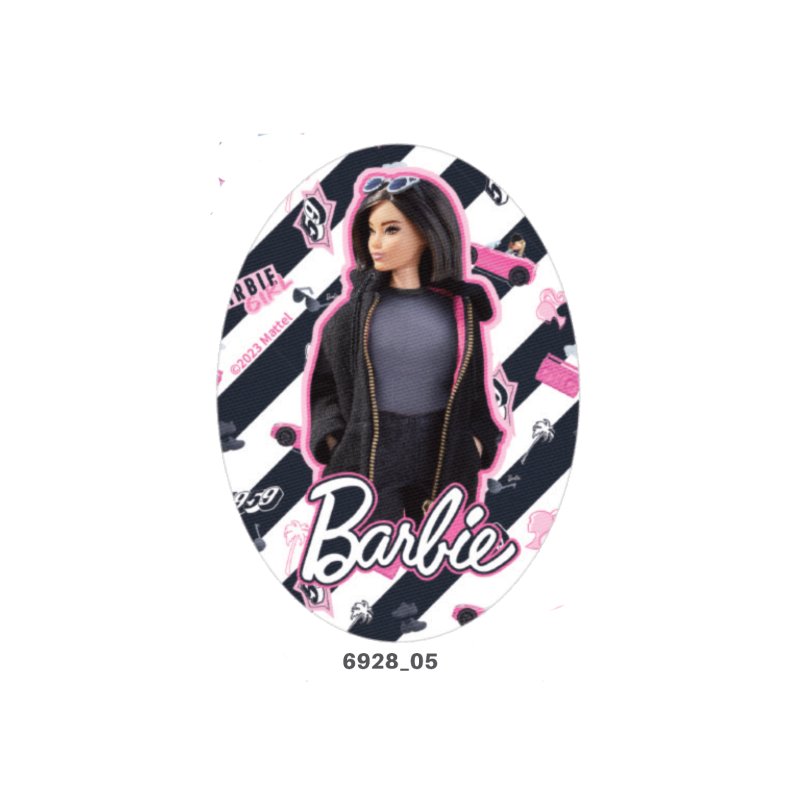 Barbie girl printet strygelap 6928-05