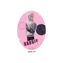 Barbie girl printet strygelap 6928-07