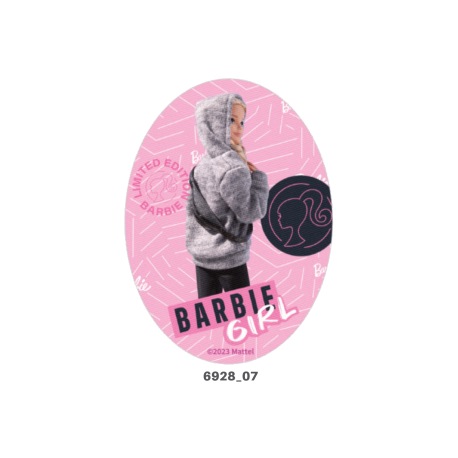 Barbie girl printet strygelap 6928-07