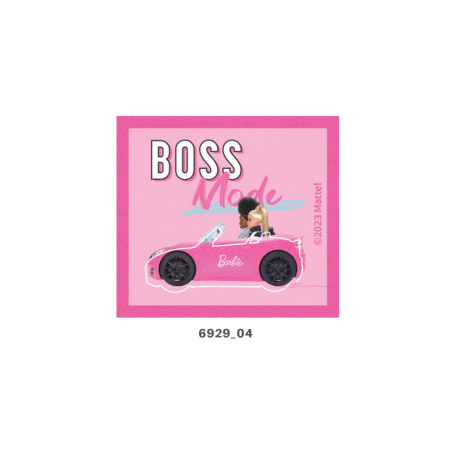 Barbie Girl  Boss Mode printet strygemærke 6929-04