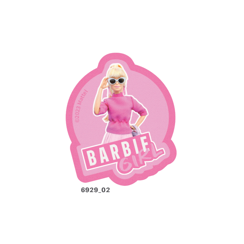 Barbie Girl printet strygemærke 6929-02