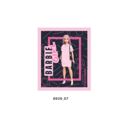 Barbie Girl printet strygemærke 6929-07