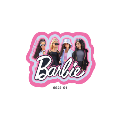 Barbie printet strygemærke 6929-01