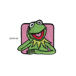 The Muppets Kermit broderet strygemærke