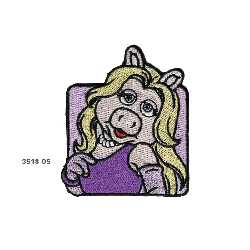 The Muppets  Miss Piggy  broderet strygemærke